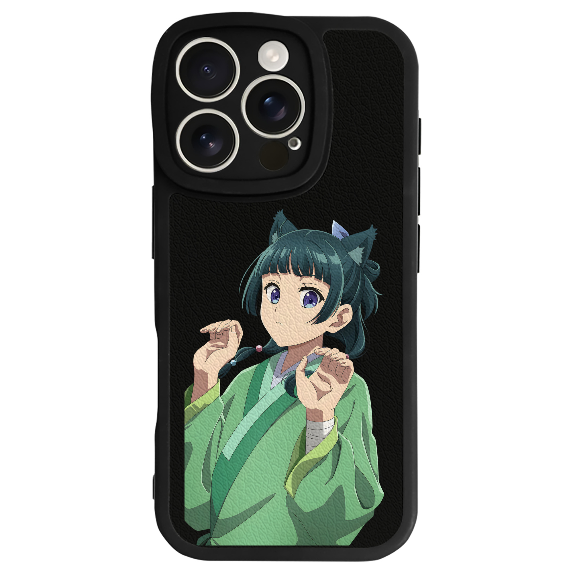 薬屋のひとりごと The Apothecary Diaries 【iPhone 16シリーズ対応】シリコンスマホケース（レザー調） 材質：シリコン